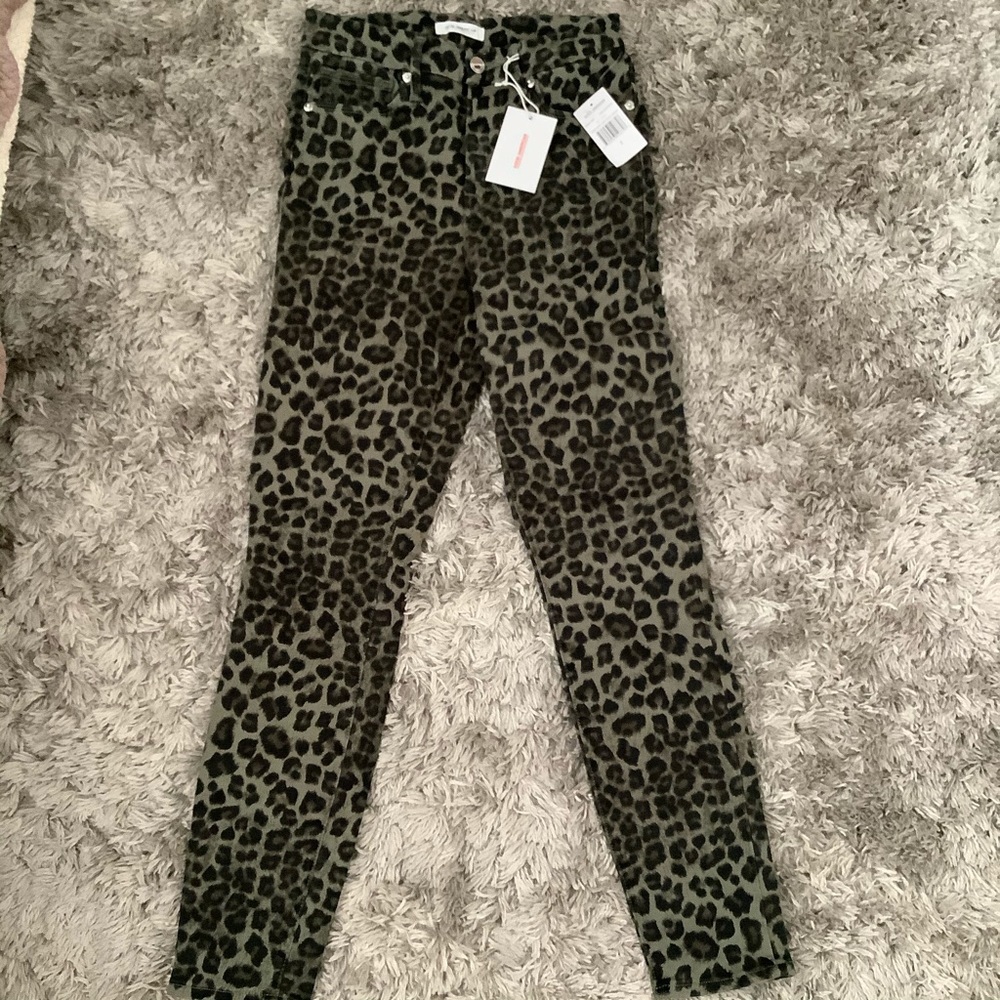 Good American Good Waist Crop - Leopard 2/26